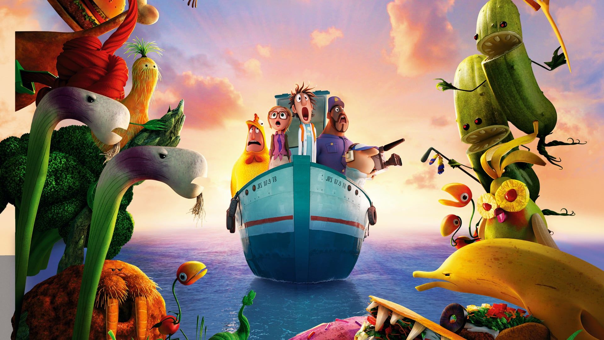 دانلود انیمیشن Cloudy with a Chance of Meatballs 2 2013